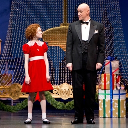 annie broadway warlow anthony warbucks lilla crawford daddy musical ibdb expectations scandalous being bucks revival stage lane