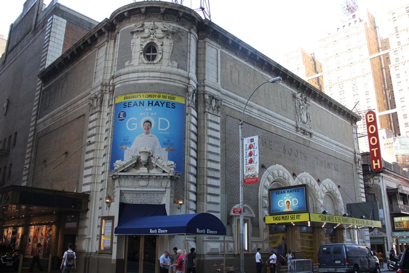 Booth Theatre on Broadway in NYC