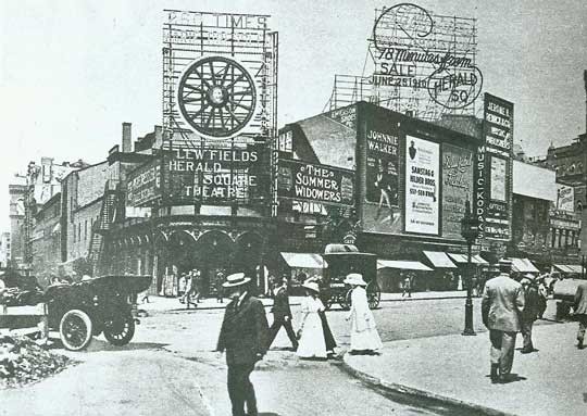 Herald Square Theatre - Circa 1910, Bill Morrison collection, courtesy of The Shubert Archive.